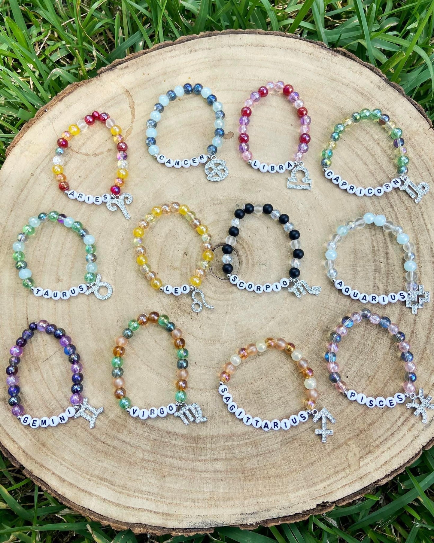 Zodiac Bracelets 8mm