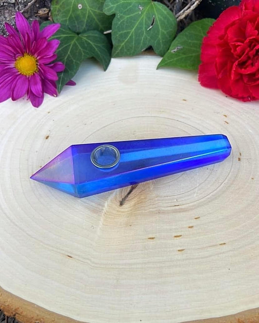 Aura Quartz Pipe