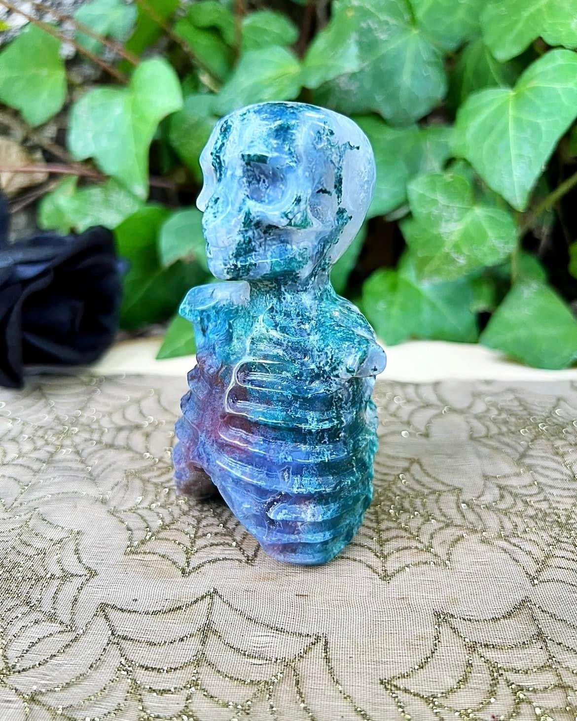 Moss Agate Skeleton