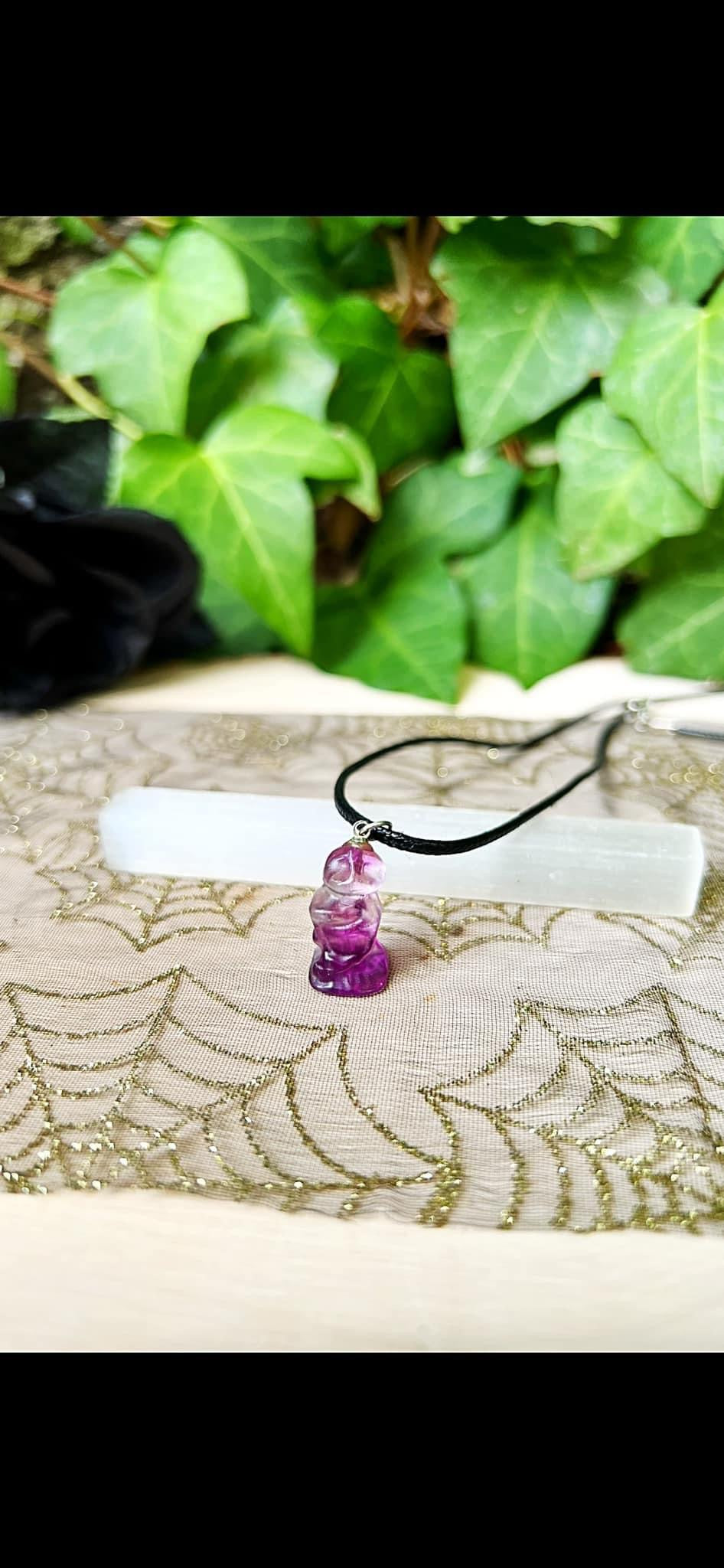 Fluorite Jack and Zero Necklaces