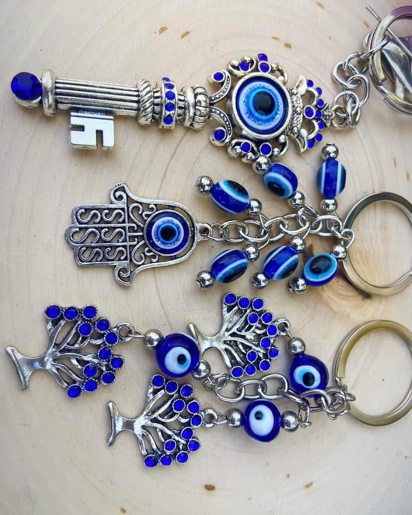 Evil Eye Hamsa Keychains