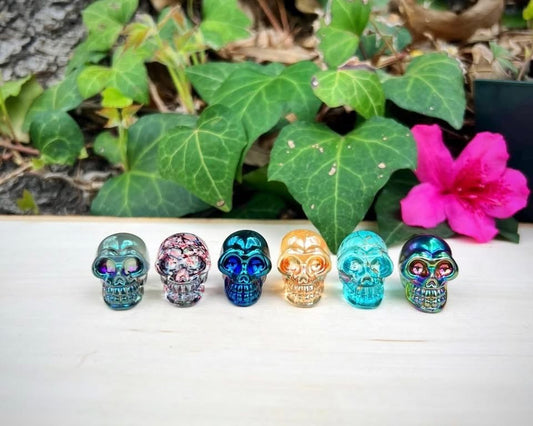 Aura Glass Skulls