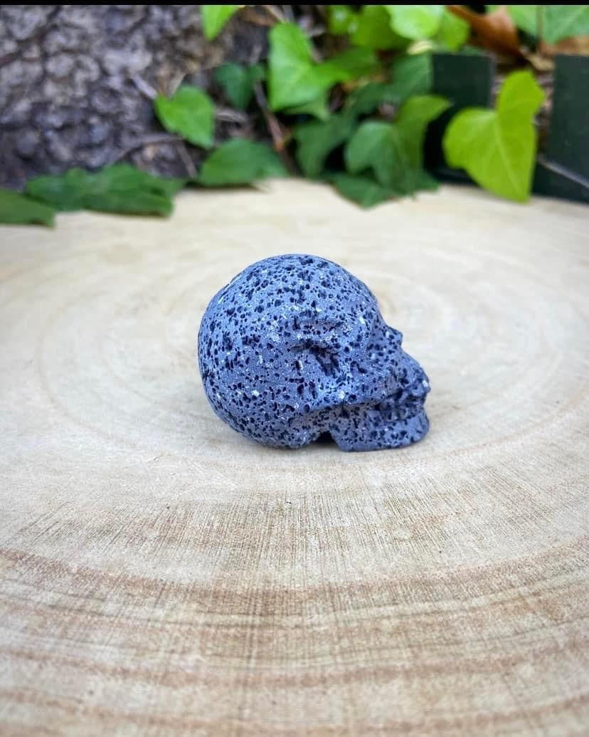 Lava Stone Skull