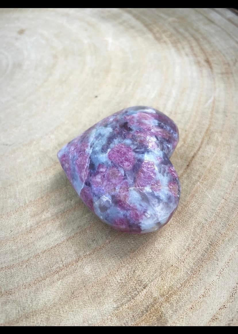 Pink Tourmaline Heart