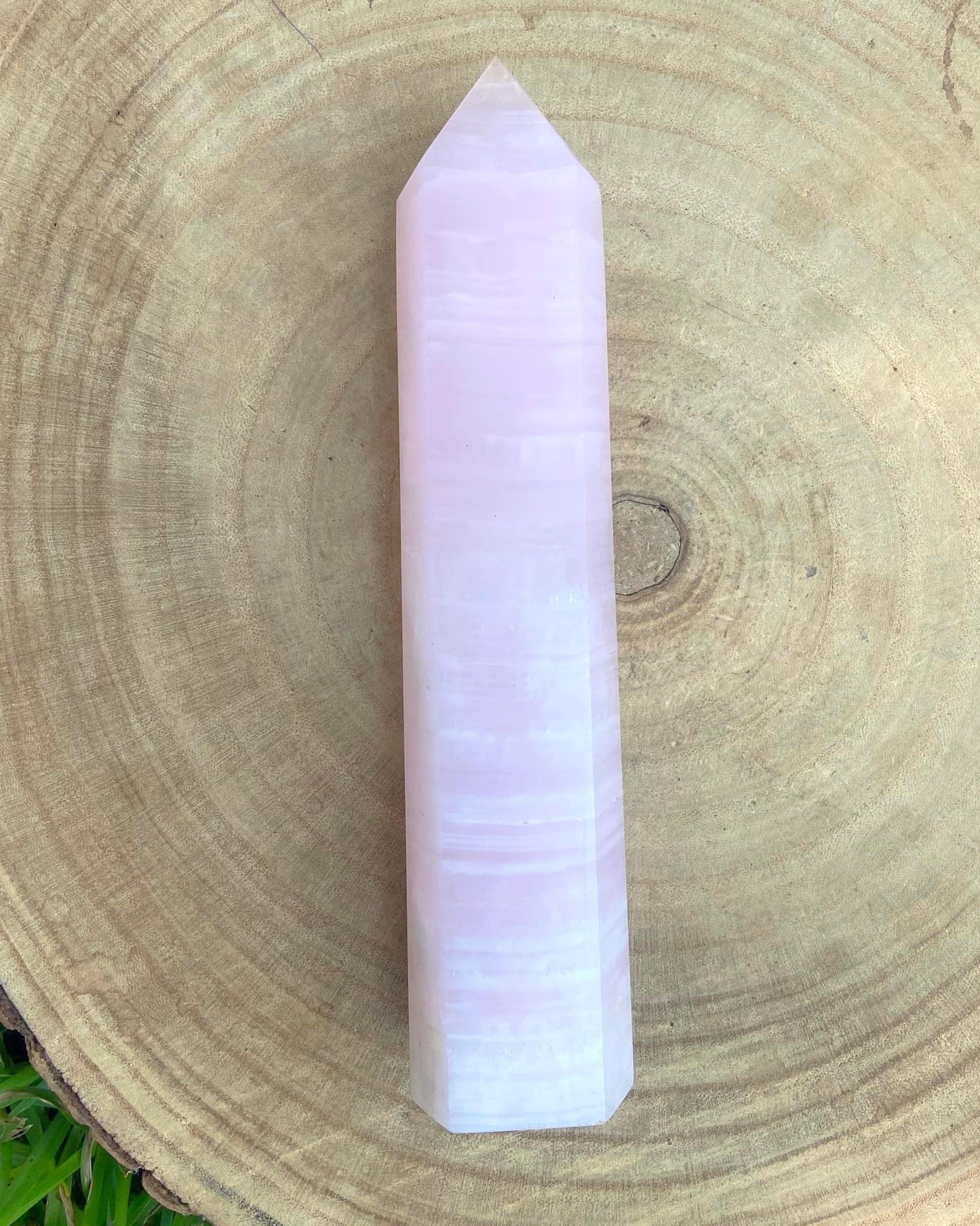 Pink Calcite Tower