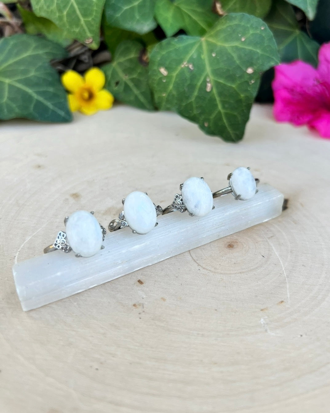 Moonstone Rings