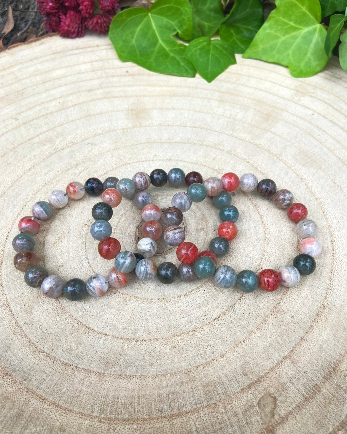 Melaleuca Garden Quartz Bracelets 10mm