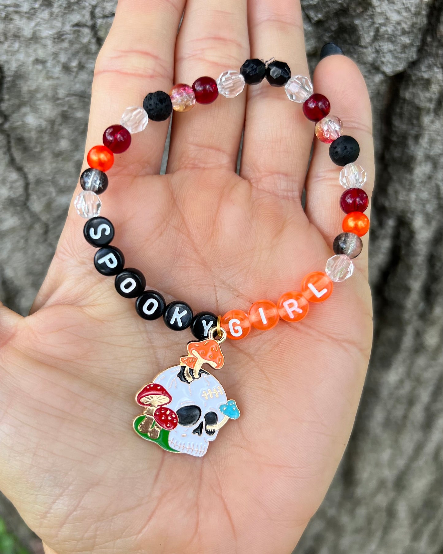 Skull Mushroom Bracelet