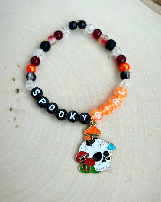 Skull Mushroom Bracelet