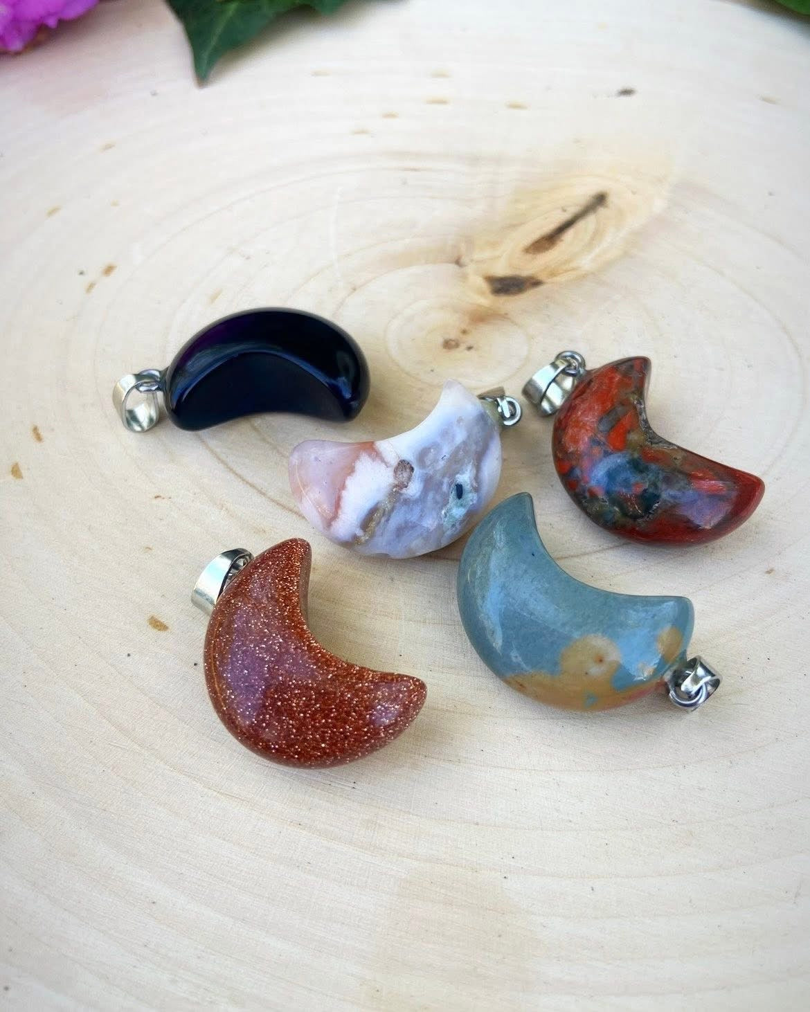 Crescent Moon Pendants