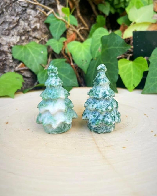 Tree Agate Christmas Trees