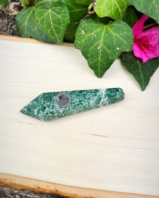 Tree Agate Pipe