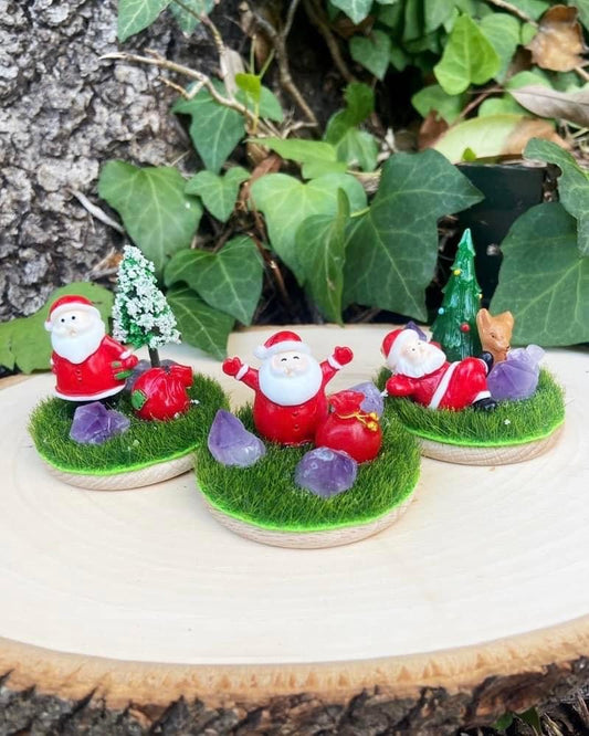 Amethyst Santa Stands