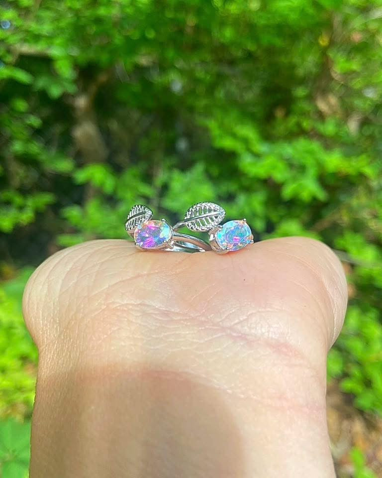 Aura Quartz Rings