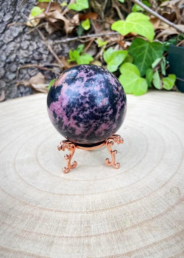 Rhodonite Sphere