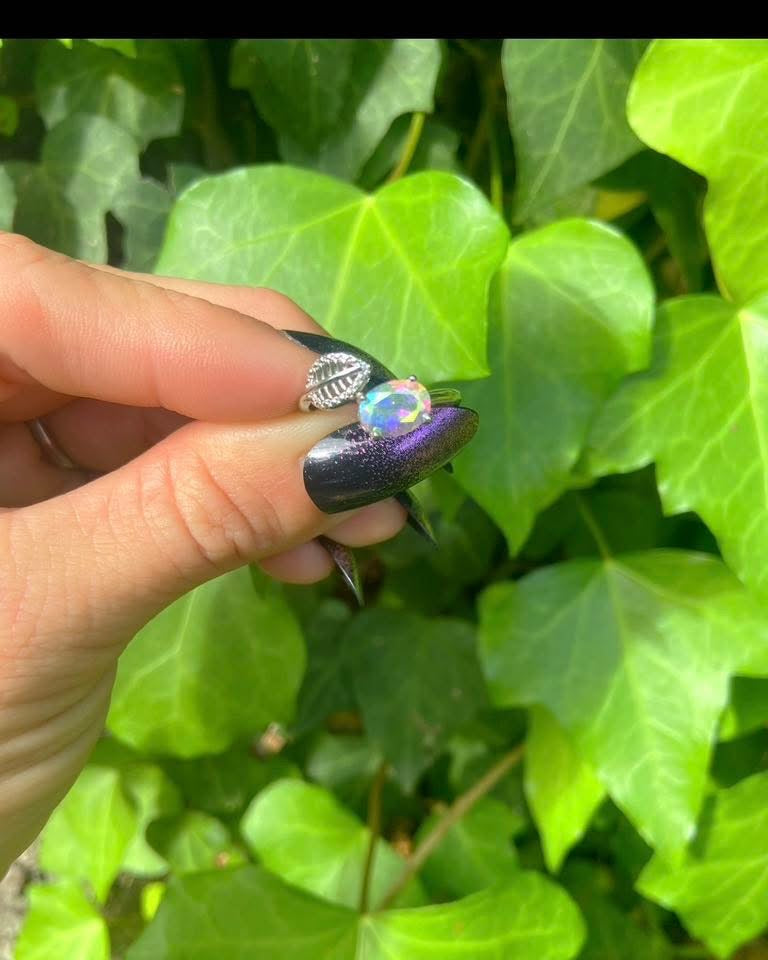 Aura Quartz Rings