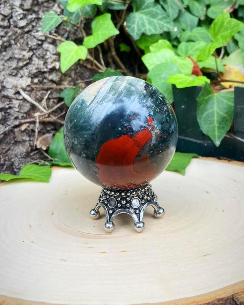 African Bloodstone Sphere