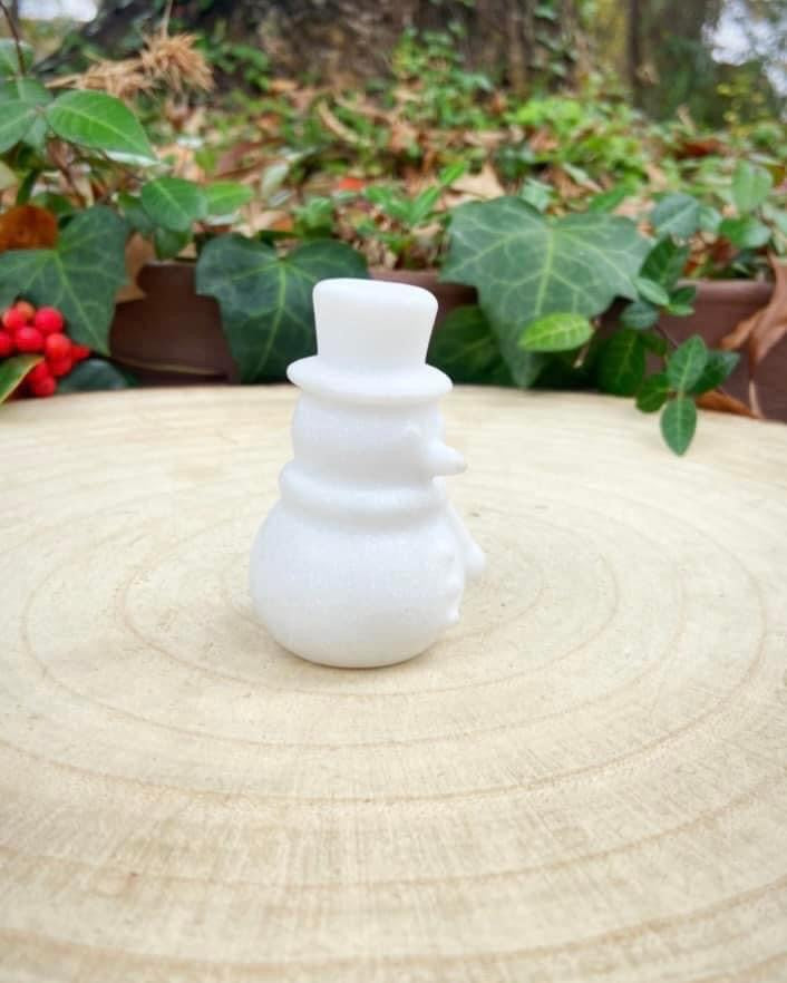 White Jade Snowman