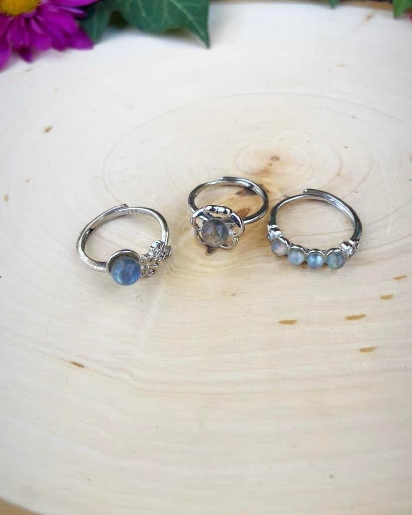 Labradorite Rings