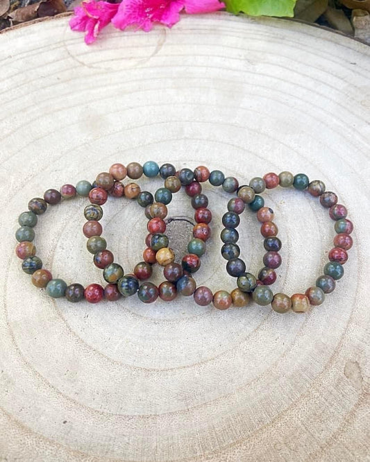 Polychrome Jasper Bracelets 8mm