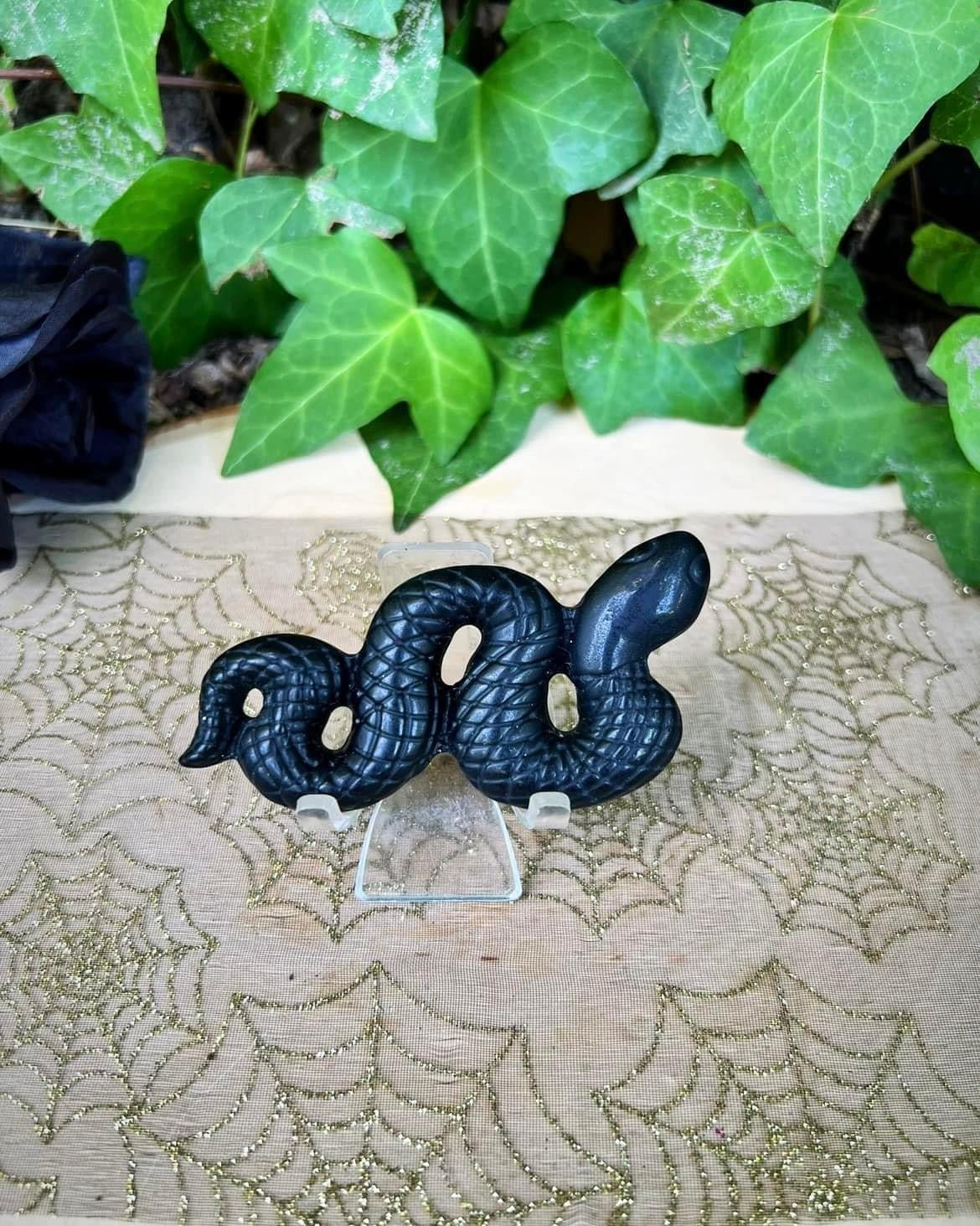 Black Obsidian Snake