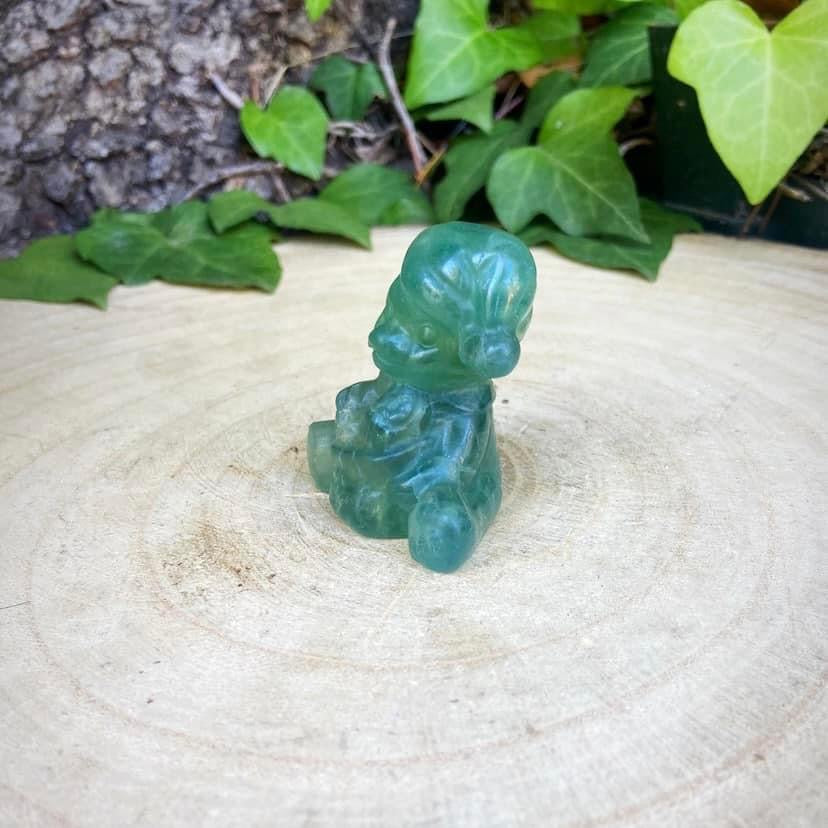 Fluorite Christmas Bear