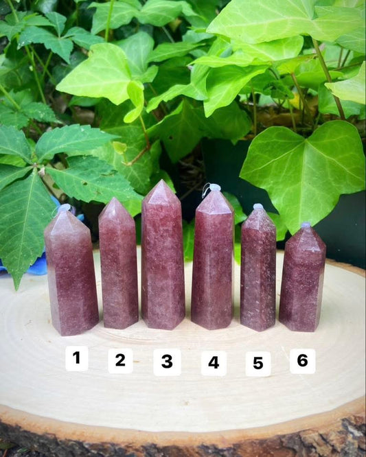 Strawberry Quartz Towers