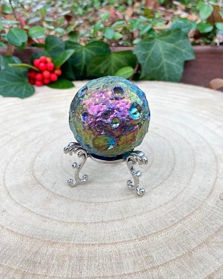 Titanium Aura Moon Sphere