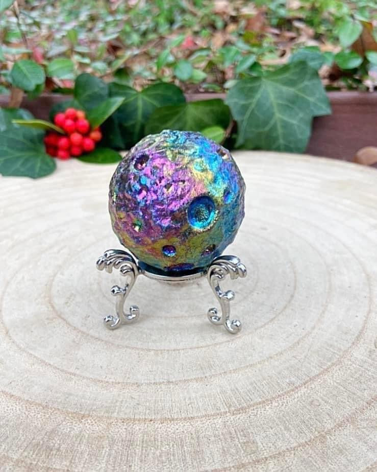 Titanium Aura Moon Sphere