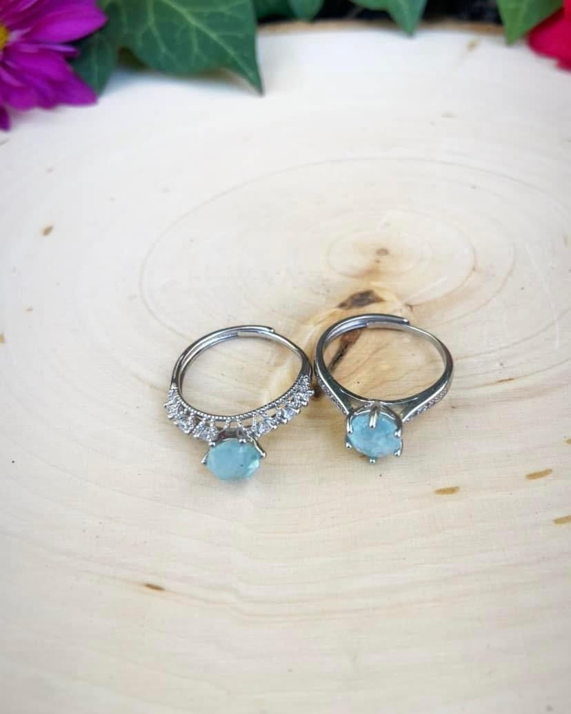 Aquamarine Rings