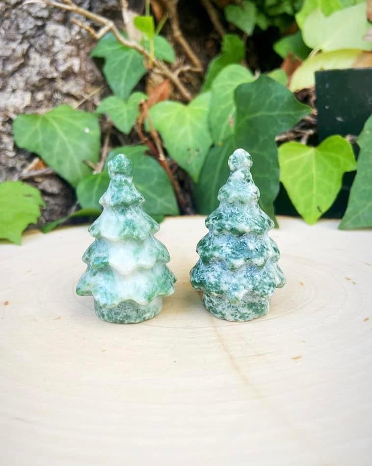 Tree Agate Christmas Trees