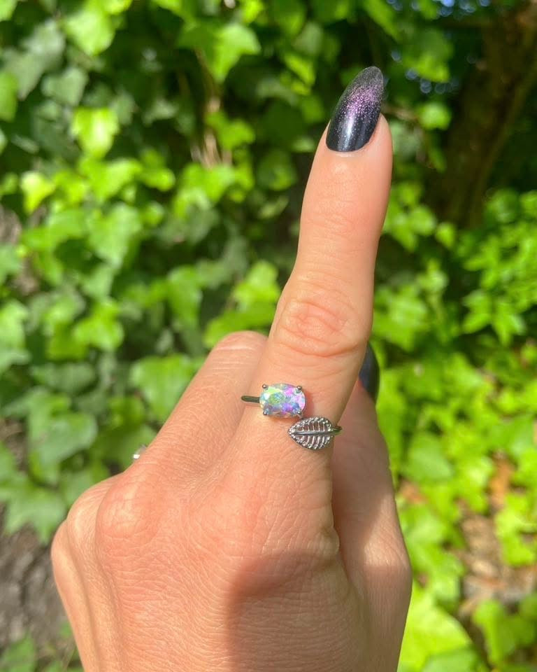 Aura Quartz Rings