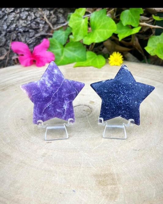 Lepidolite Stars