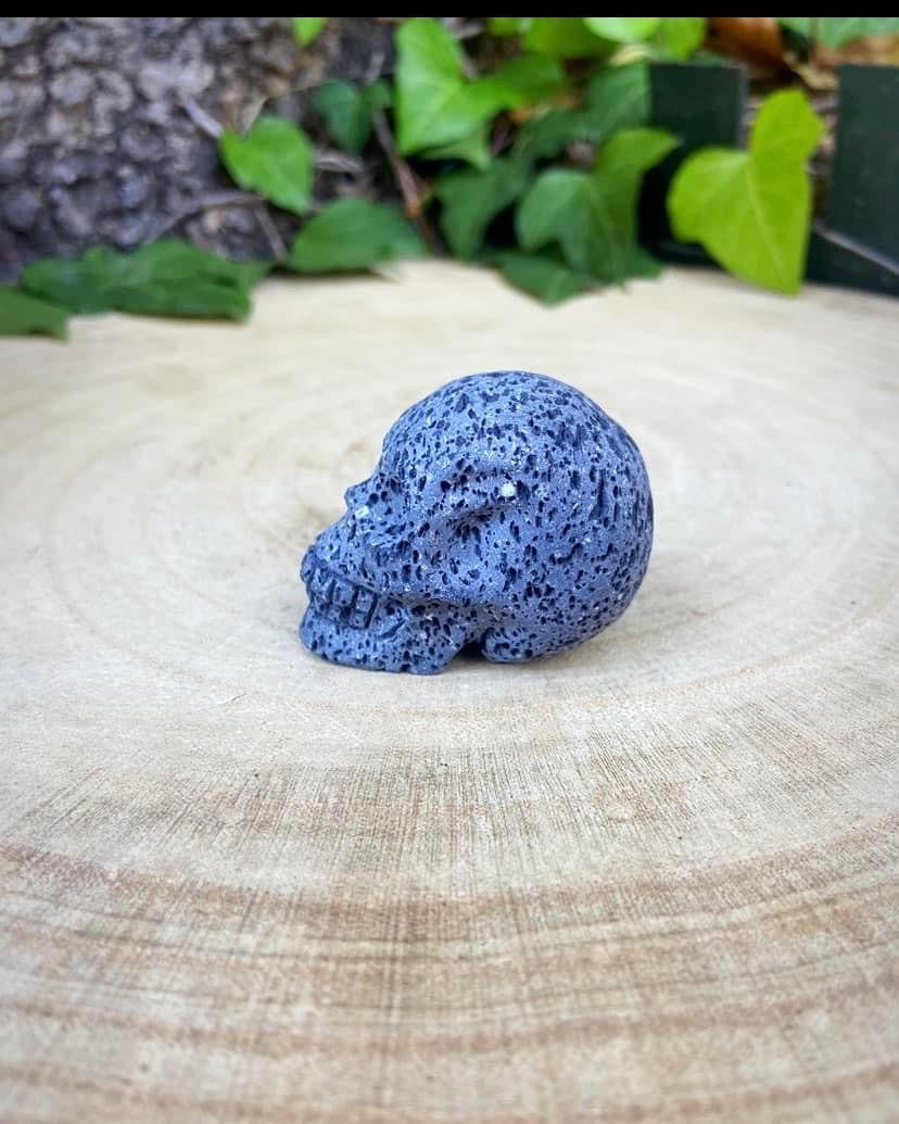 Lava Stone Skull