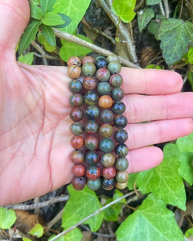 Polychrome Jasper Bracelets 8mm