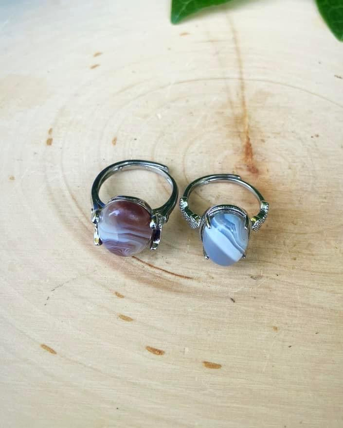 Banded Agate Rings