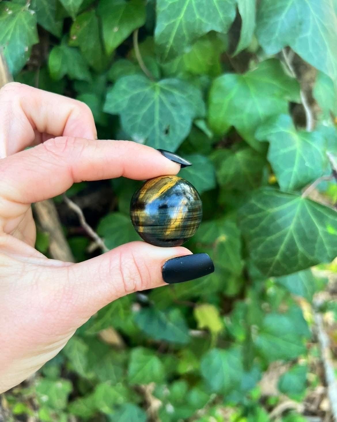 Blue Tiger’s Eye Spheres