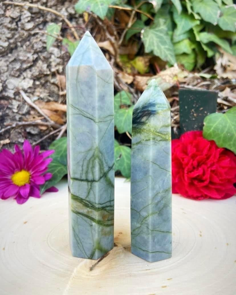 Green Web Jasper Towers