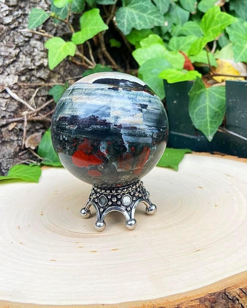 African Bloodstone Sphere