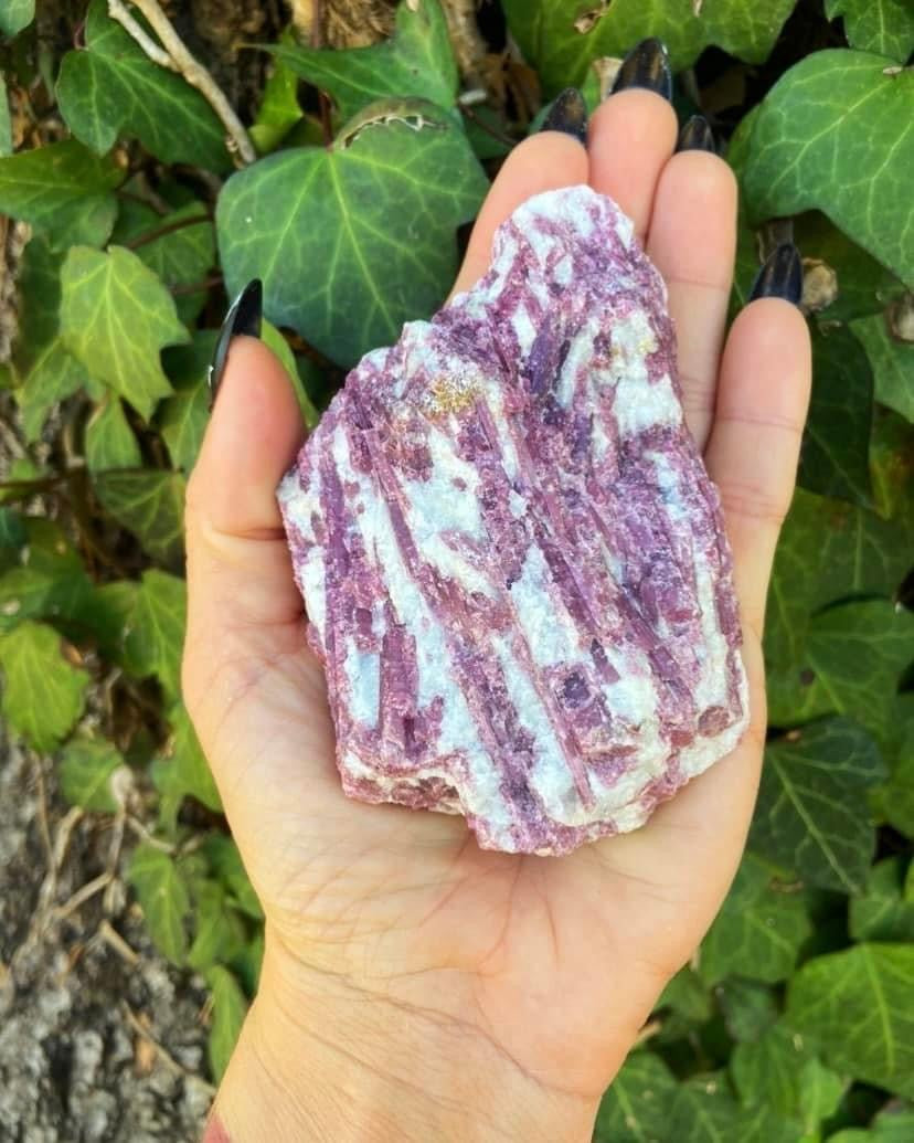 Pink Tourmaline Rough Rock