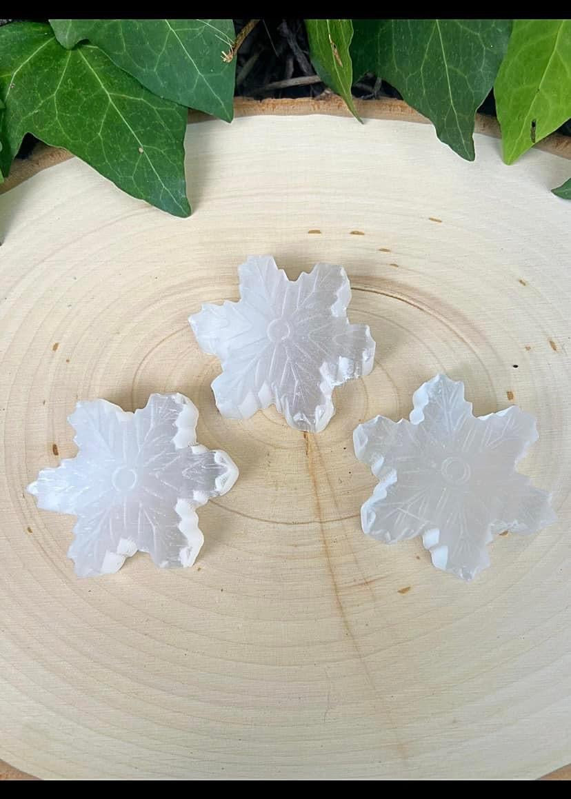 Satin Spar Snowflakes