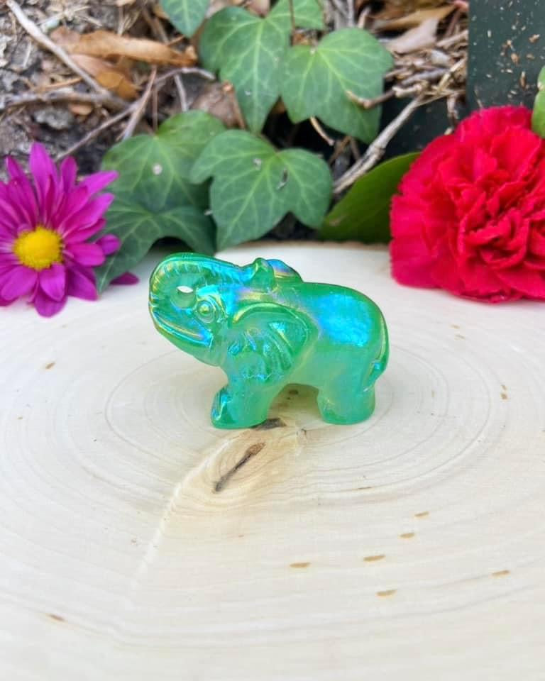 Aura Quartz Elephant