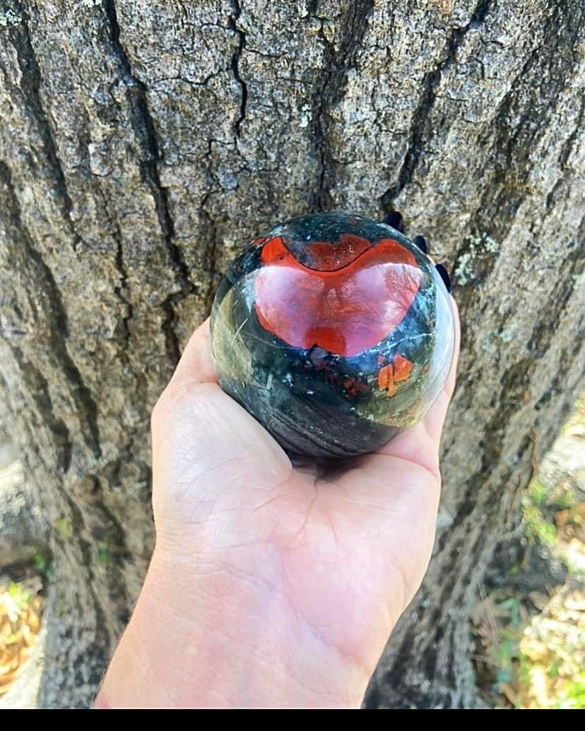 African Bloodstone Sphere