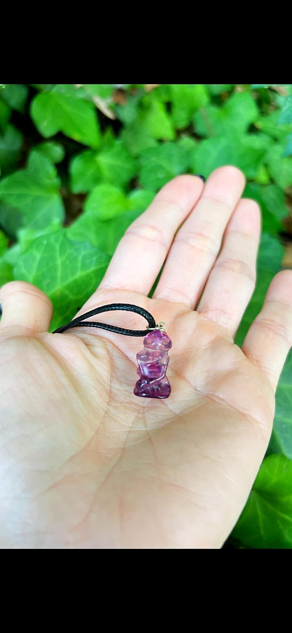 Fluorite Jack and Zero Necklaces