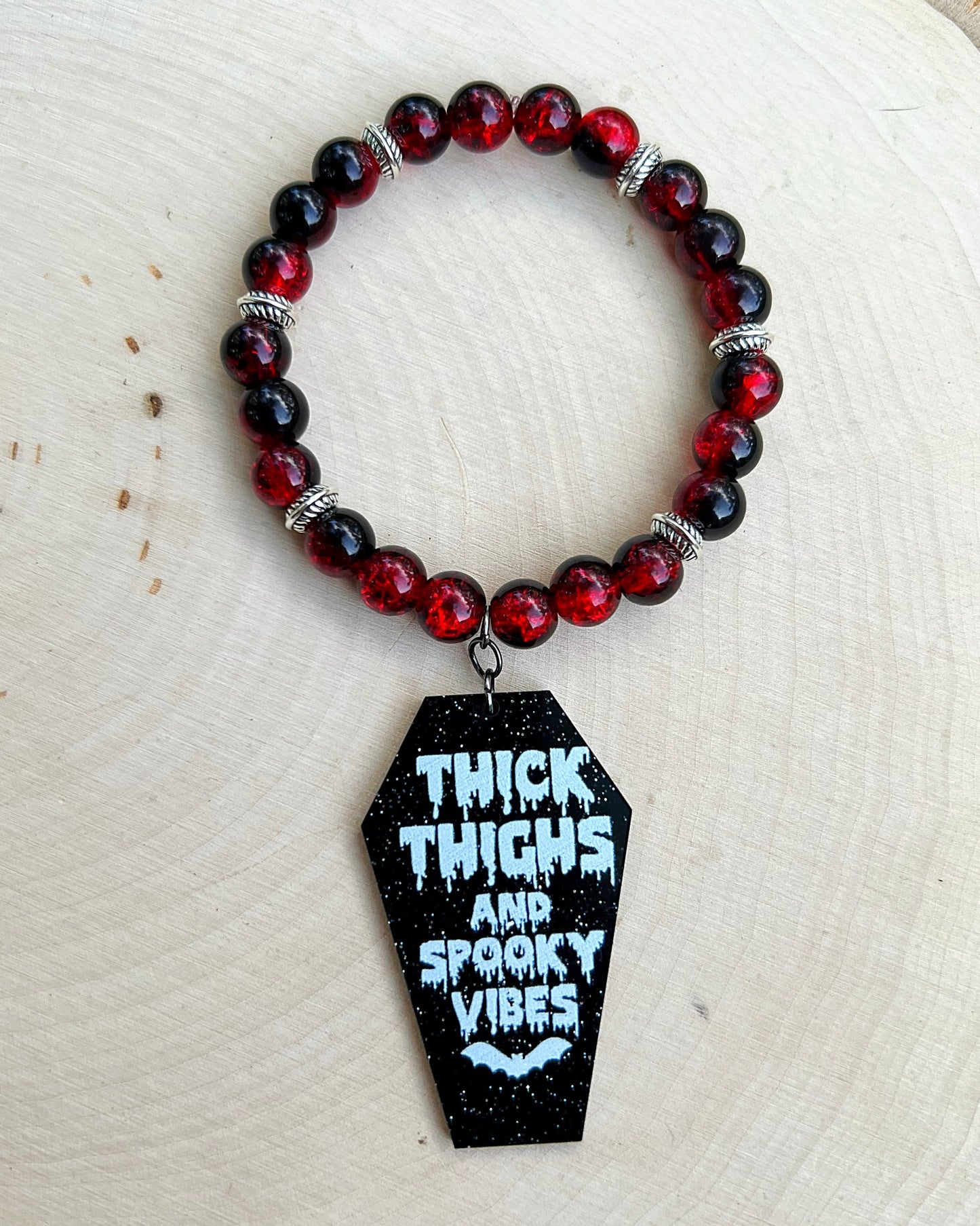 Thick Thighs and Spooky Vibes Bracelet