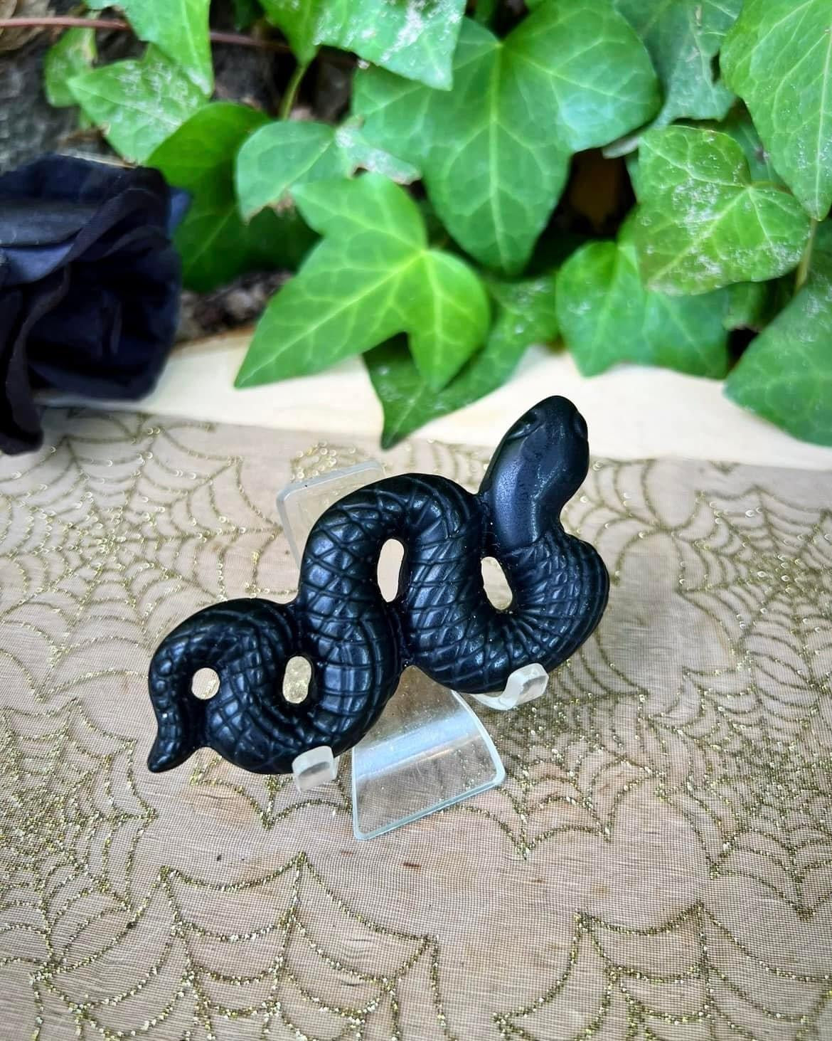 Black Obsidian Snake