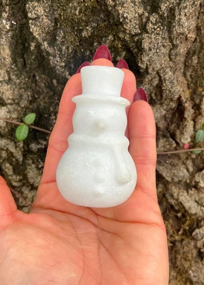 White Jade Snowman