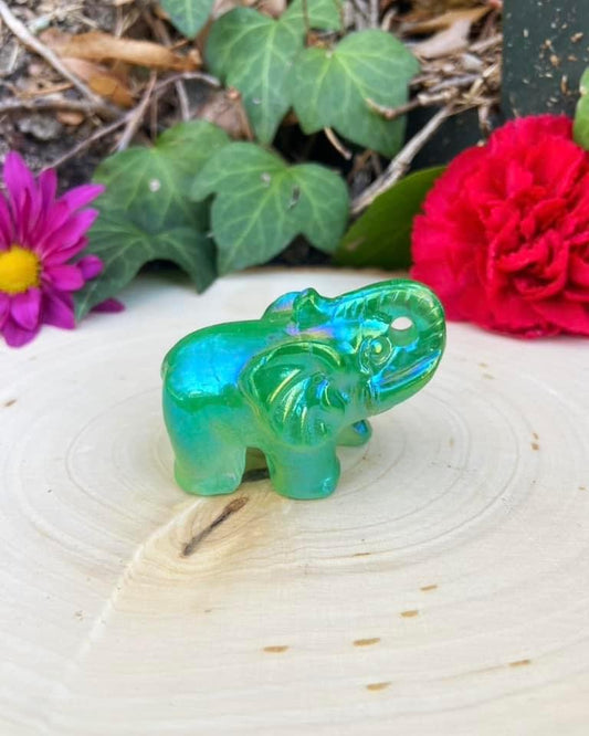 Aura Quartz Elephant