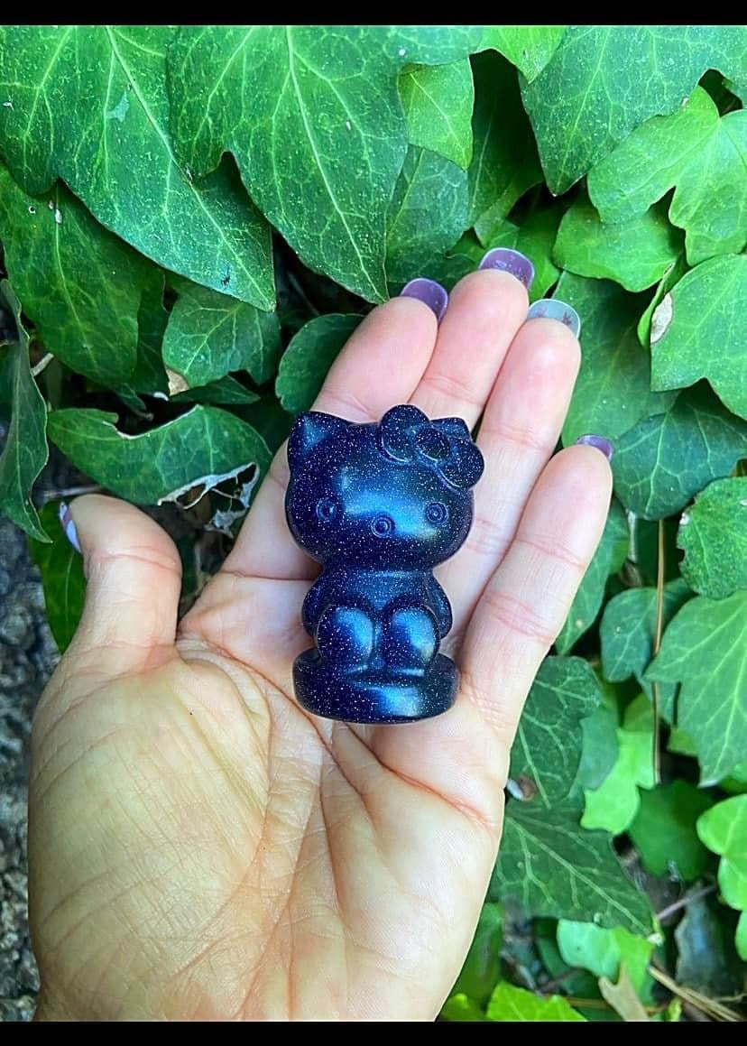 Blue Sandstone Hello Kitty