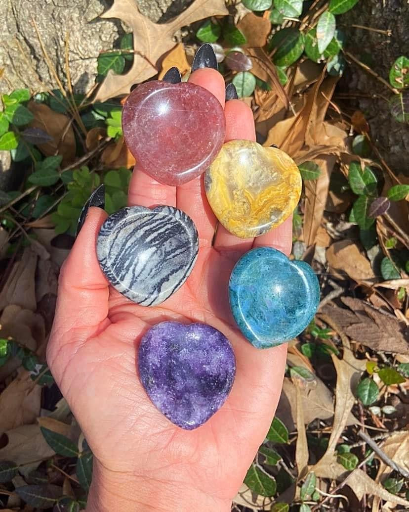 Worry Stone Hearts